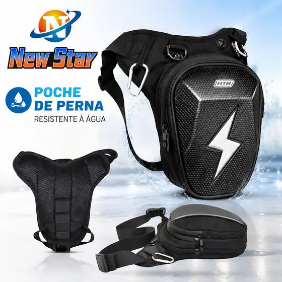 New Star Pochete Bolsa De Perna Cintura Moto Motoboy Resistente Agua Pochete De Perna Para Motociclista