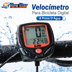 New Star Velocímetro Para Bicicleta Digital À Prova D'Água Com Medidor de Velocidade Vel 01
