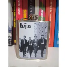 Cantil - porta-whisky - garrafa - porta bebidas BEATLES - aço inox presente rock música cinema