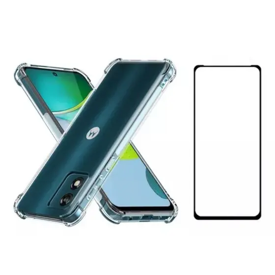 Kit Capa Capinha Moto G53 Tela 6,5  + Película de Vidro 3D