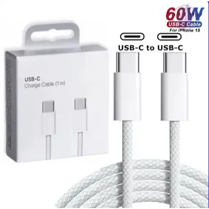 Cabo de iPhone 60W ⚡PD USB C cabo tipo c original para iPhone 15 16 17