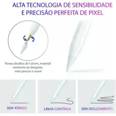 Caneta Touch Screen Ponta Fina Desenho iPhone Android Alta Precisão Universal Design Grafico Tarefas Diaárias Tecnologia