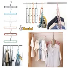 Varal Para Cabides 9 Furos Mágico Multi-dobrável Organizador ( SA269 )