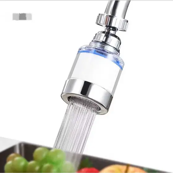 Filtro Universal Booster Torneira Rotativa Remover Cloro Purificador De Água De Cozinha