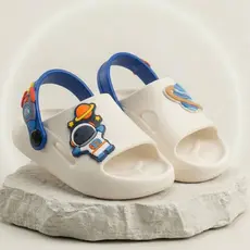 Chinelo Nuvem leve confortável super macio masculino Infantil Menino Slide Astronauta