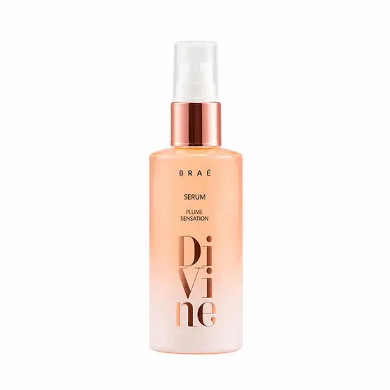 Sérum Capilar Braé Divine Serum Plume Sensation Antifrizz Brilho Proteção Térmica 60ml