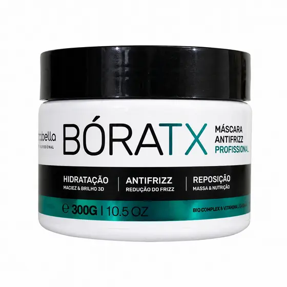 Borabella Bóratx Botox Capilar Anti Frizz E Hidratação 300g