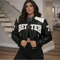 Jaqueta Feminina Better em couro sintético | Jaqueta de Motoquiero