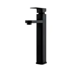 Torneira Para Banheiro Misturador Monocomando Alta Madeira Pingoo - Preto