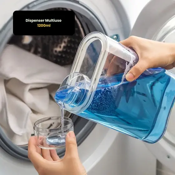 Dispenser Multiuso 1200ml Transparente Armazenamento
