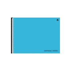 Caderno de Cartografia e Desenho Capa Lisa Azul Artes