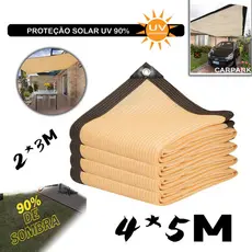 Tela De Sombreamento Grande De 4x5m, 90% De Sombreamento Para Garagem, Piscina, Fazenda, Rede De Proteção Solar