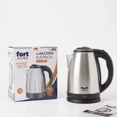 Chaleira Elétrica Aço Inox 1,8L Fort Home