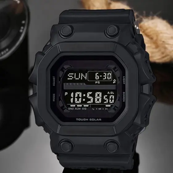Rel贸gio Digital Esportivo Masculino Corrida Resistente Prova D'谩gua Cron么metro Alarme LED T谩tico Militar Top