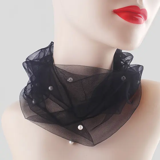Pulôver cachecol feminino véu lenço variedade multifuncional bandana pequeno lenço de seda proteção de pescoço capa de p