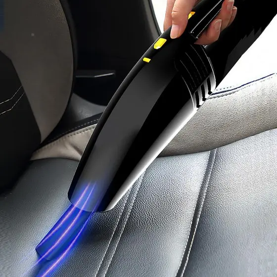 Aspirador de pó para carro, carregamento sem fio, Interior do carro, uso pequeno, alta potência, portátil, alta sucção