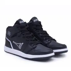 Tênis Cano Alto Botinha Feminino e Masculino Tenis de Basquete Original Alks Adulto Preto