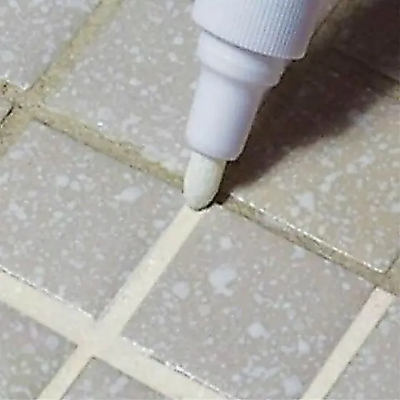 Caneta Rejunte Reparadora Permanente Pinta Rejunte Anti-Mofo Branca A Prova Agua/Preenchedores Impermeáveis Banheiro 99P