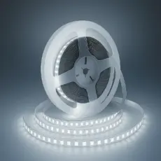 Fita led 120leds 3000k / 4000k / 6500k - 5 metros + fonte 12v 3A para perfil - Sanca / Espelhos / TVs