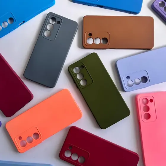 Capinha Para Oppo A5 / Capa Case Silicone Aveludada Colorida Forrada