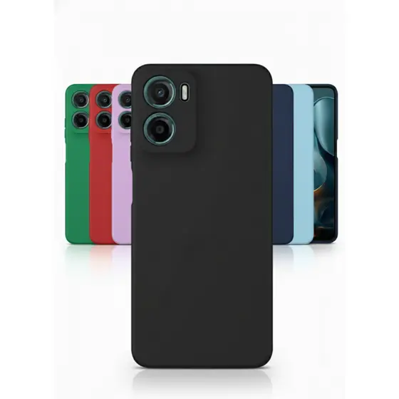Capa Capinha Case Aveludada + Película Para Motorola Moto G06