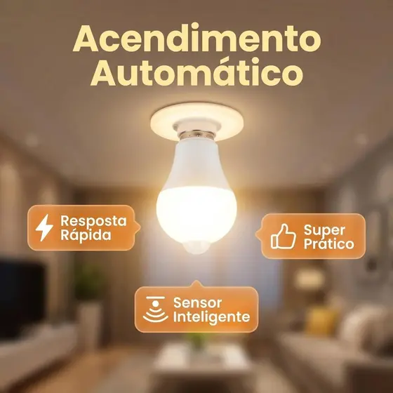 Lâmpada LED Taschibra E27 12W 4000K - Branco Neutro, Baixo Consumo e Longa Vida Útil
