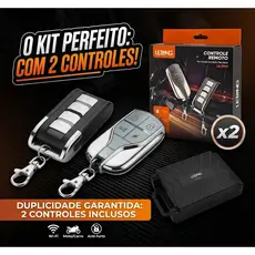 Alarme Antifurto Para Motos Partida Remota Com 2 Controles e Sirene 12v Universal