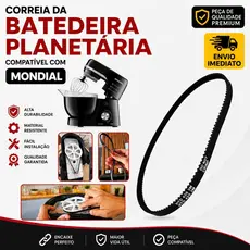 Correia Borracha Batedeira Planetária Compatível Mondial
