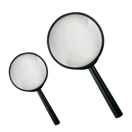 Lupa de Aumento para Leitura de Mão 60MM 75MM Lente de Vidro 5X