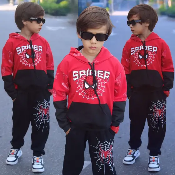 Conjunto Infantil Menino Spider Moletinho Lançamento Inverno