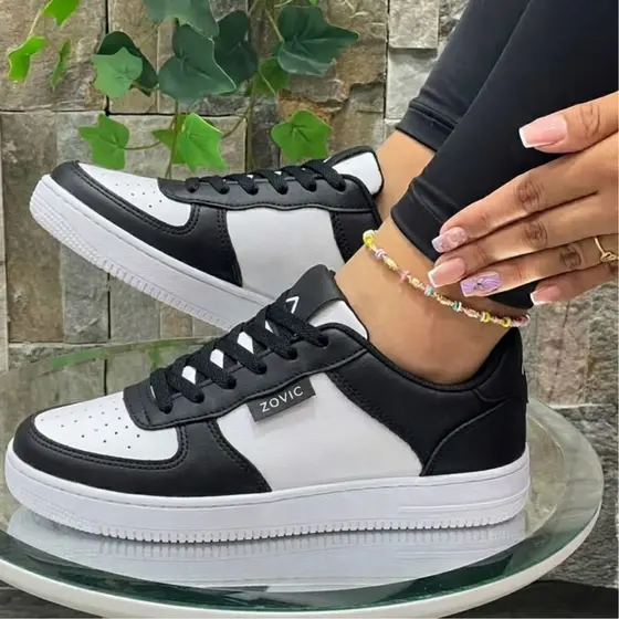 Tênis Feminino ZOVIC Confort Style | Visual Moderno e Ajuste Confortável