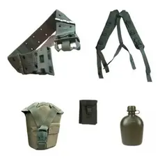 CINTO NA + SUSPENSORIO DE SERVICO + CANTIL + PORTA CANTIL + PORTA CARREGADOR