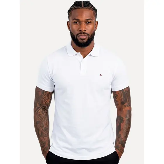 Polo Aramis Original Masculina Basic Piquet Branca PO.10.0278 0001