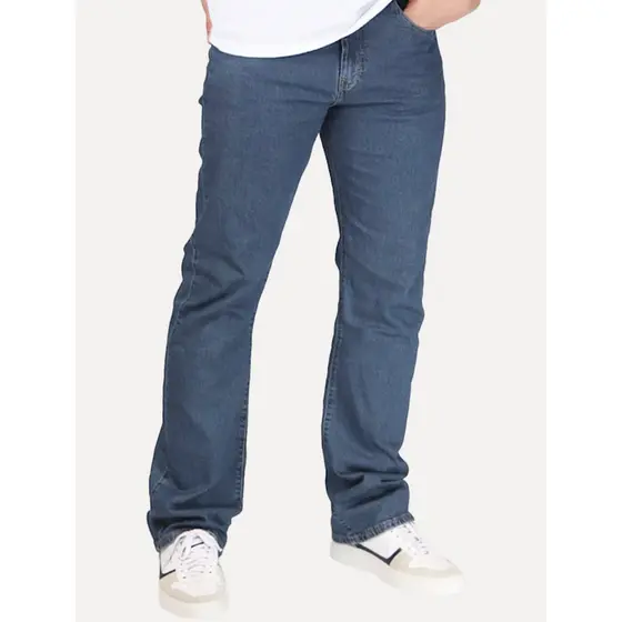 Calça Levis Original Jeans Masculina 517 Slim Bootcut Azul Médio