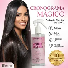 Protetor Térmico 8 em 1 Capilar Antifrizz Cronograma Antiquebra Finalizador Gata Garota