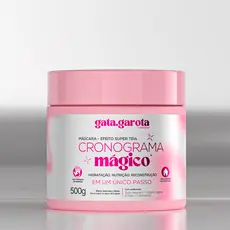 Cronograma Capilar 3 em 1 Efeito Teia - Máscara Hidratação  Nutrição e Reconstrução Gata Garota 500g