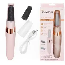 Lixador de Pé Elétrico - Esfoliador Tira Calos Pedicure Portátil Lixa Elimina Calo Usb Pilha