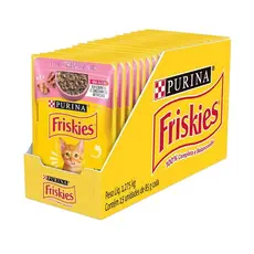 Ração úmida Friskies Sabores Variados para Gatos 15x85 g