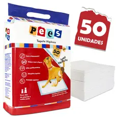Tapete Higiênico para Cachorro 50 unidades Alta Absorção 50x60cm - Receba seu pedido em até 3 horas