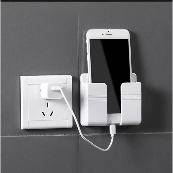 kit 1/2 suporte de parede para celular e suporte de controle remoto