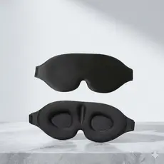 Máscara De Dormir 3D  Tapa Olho Blackout Bloqueio Total Unissex Viagem Meditação