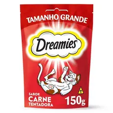 Petisco Dreamies Carne Tentadora Gatos Adultos 150g