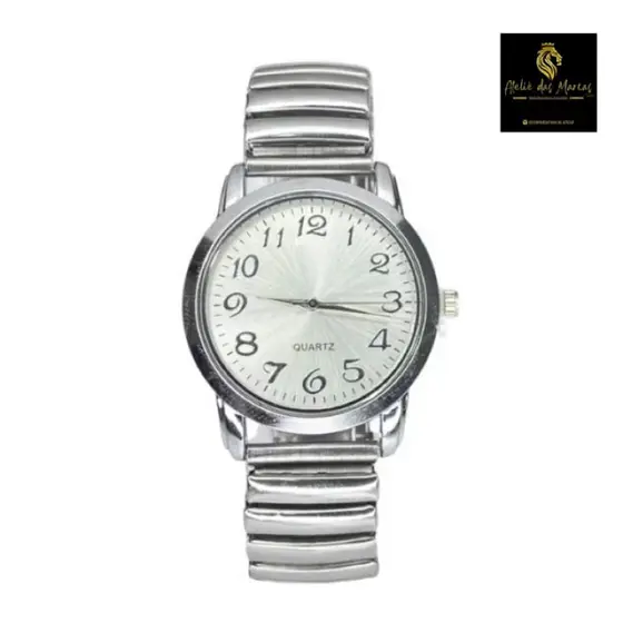 Relógio De Pulso feminino Quartz pulseira Elástica