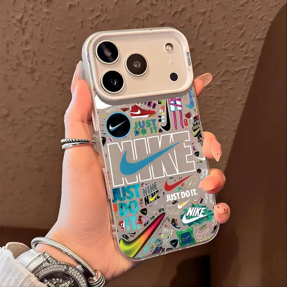 Capa Prateada Tendência para iPhone 11 XS XR 12 13 14 15 17 Pro Max Modelo 5948CYK