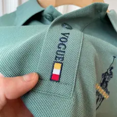 100% algodão de manga comprida camiseta masculina lapela camisa Polo outono solto High-End Paul camisa gola corpo camisa