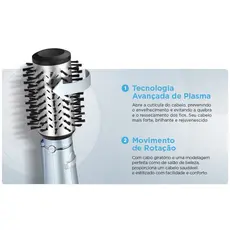 ESCOVA SECADORA ROTATIVA CONAIR HOT AIR HYDRO FUSION 550W - 127V