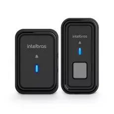 Campainha Eletrônica Sem Fio CIB 101 Intelbras Preta Bateria Alta Performance Bivolt Moderna