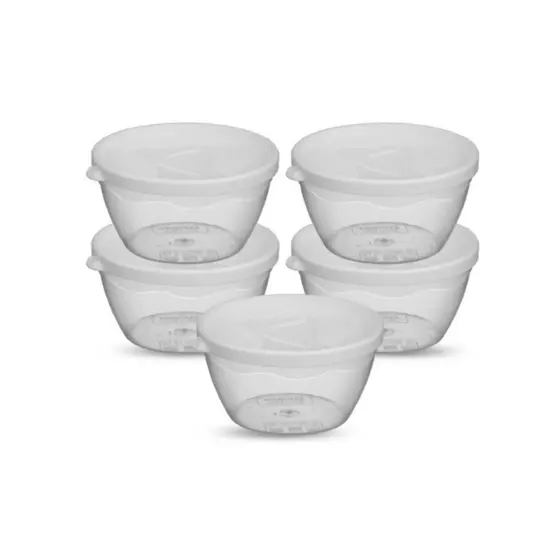 Kit com 50 Potes para Lembrancinhas 130 ml Incolor