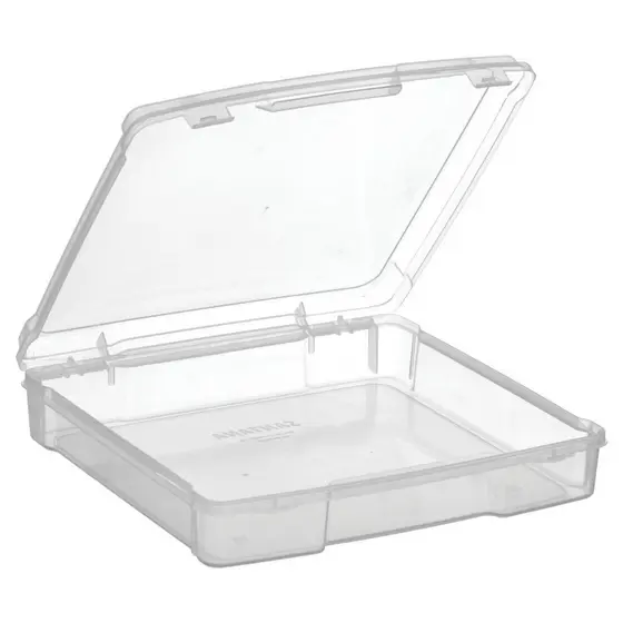 Maleta Organizadora 37cm Incolor Resistente: Pasta para Papéis Fotos Scrapbook e Itens de Costura