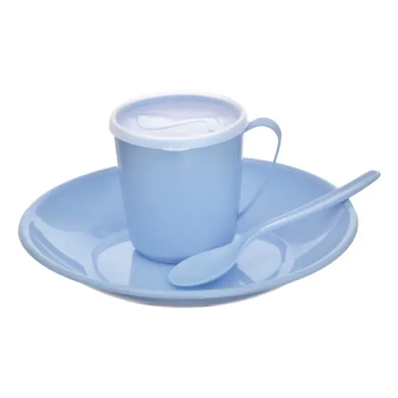 Kit Alimentação Infantil Com 4 Peças BPA Free Resistente